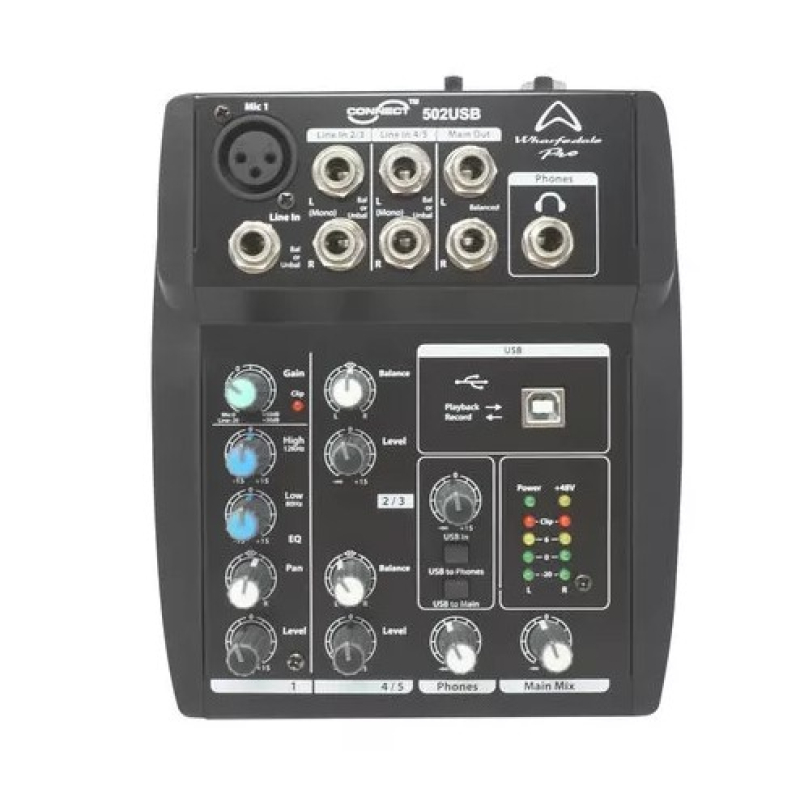 Wharfedale connect 502usb mixer